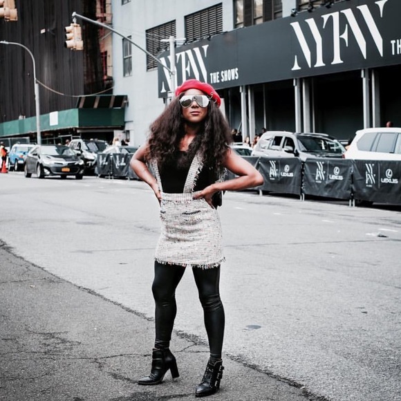 Zara Dresses & Skirts - Tweed overall Zara Skirt